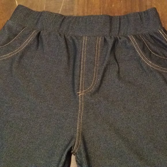 Silver Polyester/Spandex Pants - Picture 4 of 10